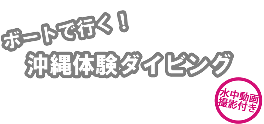 ボートで行く！沖縄体験ダイビング